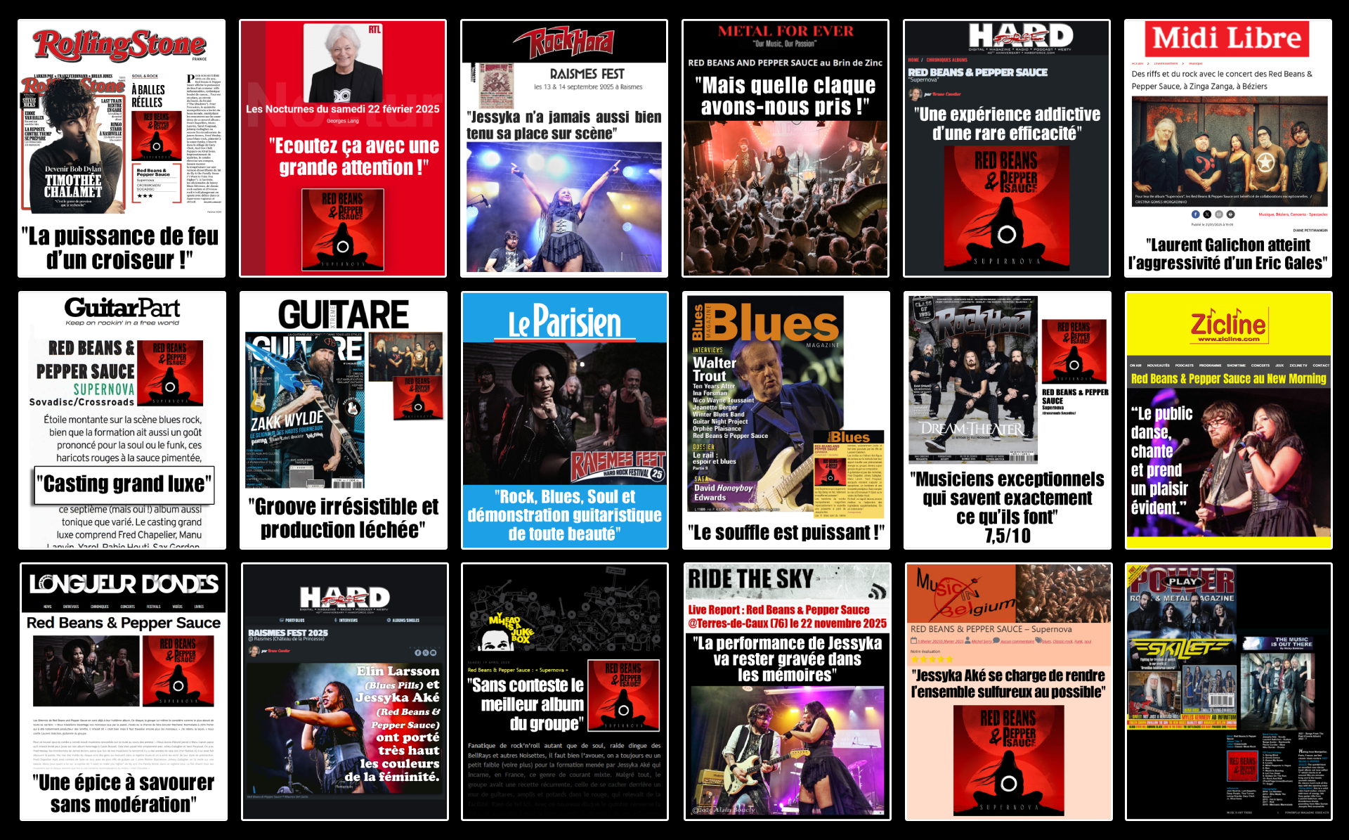 Revue de presse Red Beans & Pepper Sauce